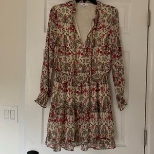 NSR Emma smocked floral dress